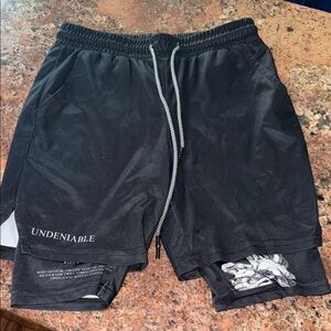 Black Men's Shorts — undeniable brand